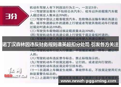 诺丁汉森林因违反财务规则遭英超扣分处罚 引发各方关注